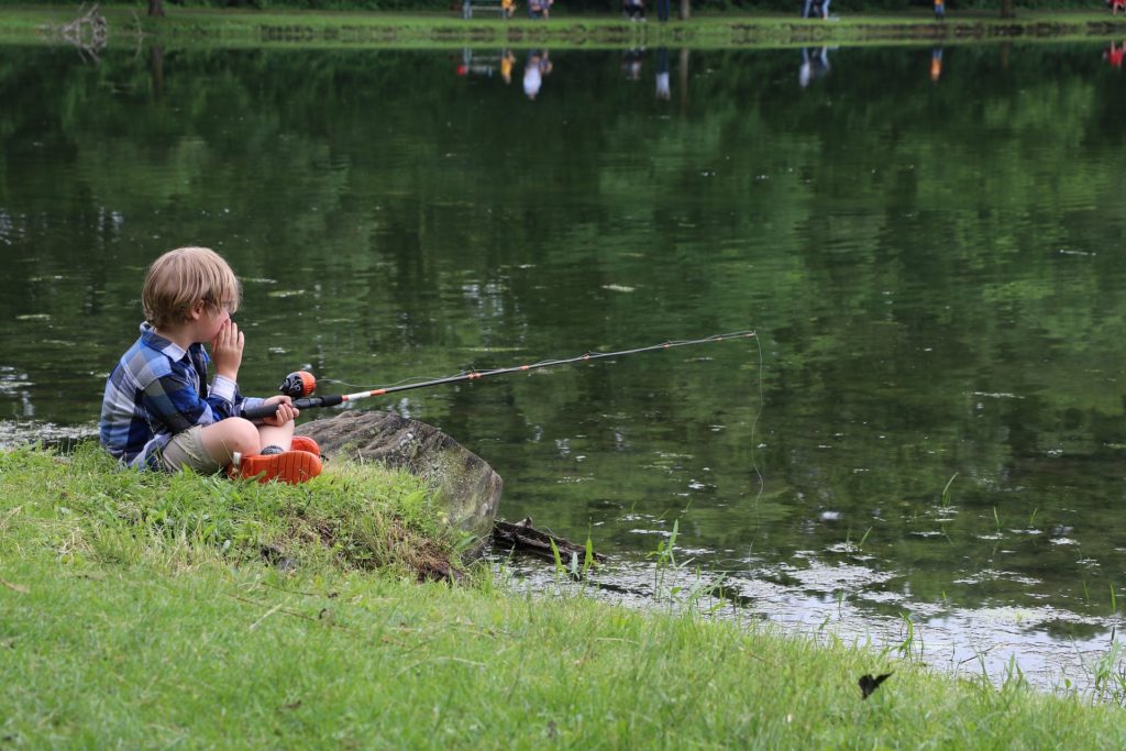 dětský rybář
